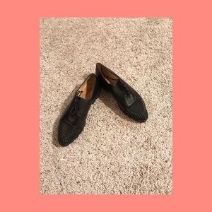 Mini platformed oxford shoes